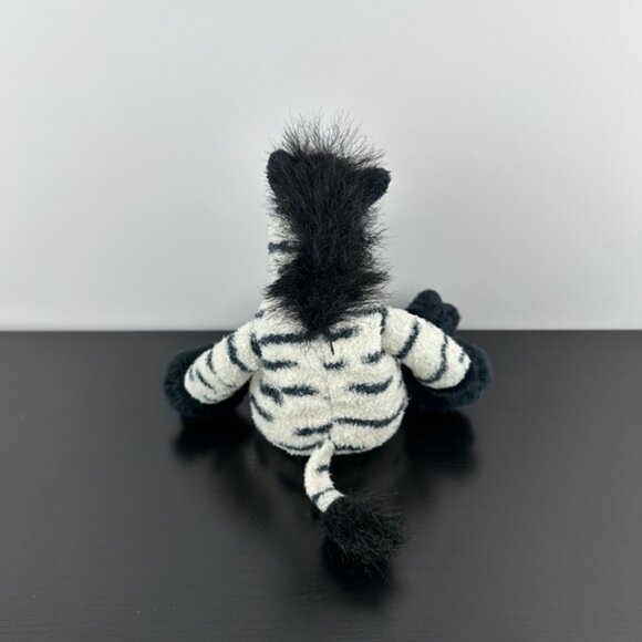 Rs Berrie Luv Pets Shammies Zulu Zebra 9 Black White Plh Stuffed Animal - Picture 3 of 7